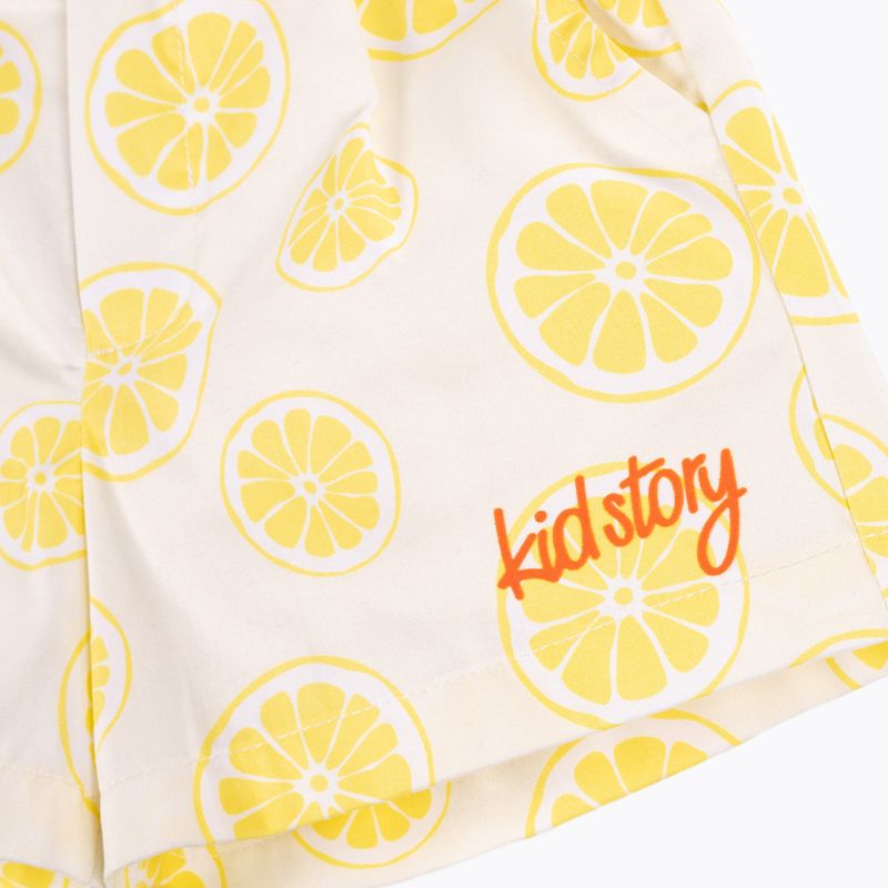Komplet dziecięcy KID STORY Koszula i Spodenki lime paradise 10