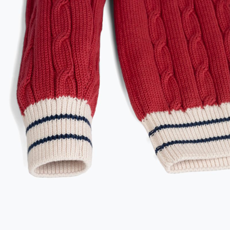 Sweter dziecięcy KID STORY Bawełna organiczna red flaming 3