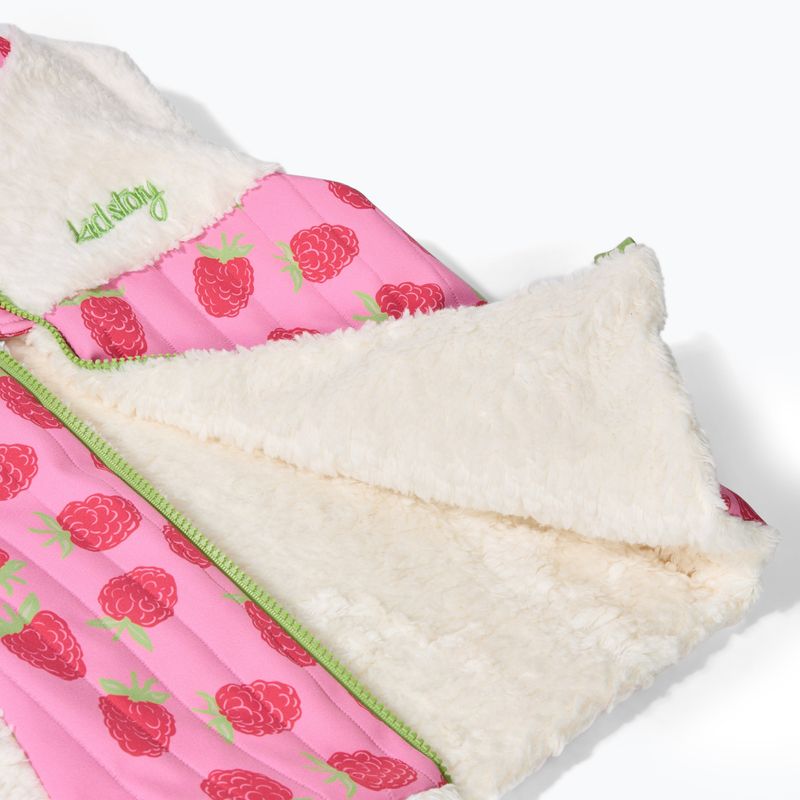 Bezrękawnik dziecięcy KID STORY Teddy raspberrie blush 4