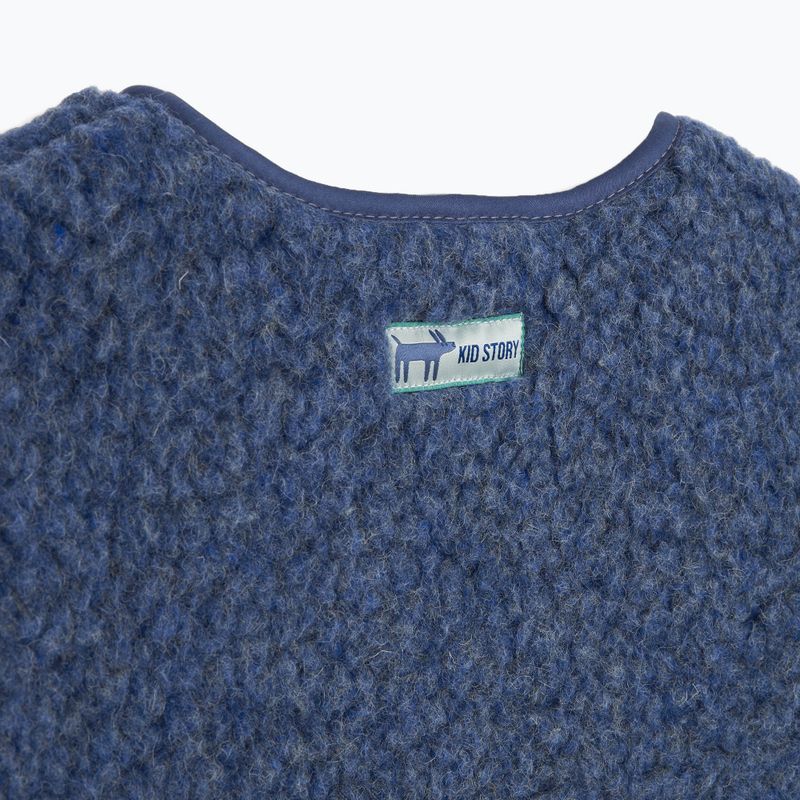 Bezrękawnik dziecięcy KID STORY Merino denim 4