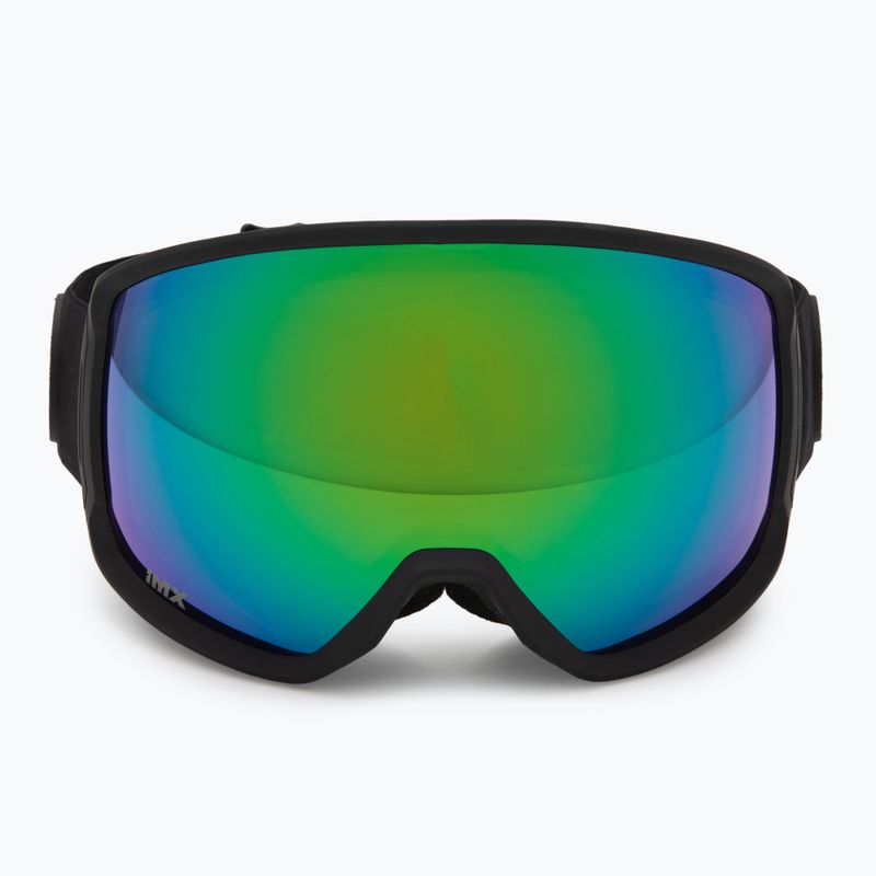 Gogle narciarskie IMX Peak black matt/black/green irridium/bown 2