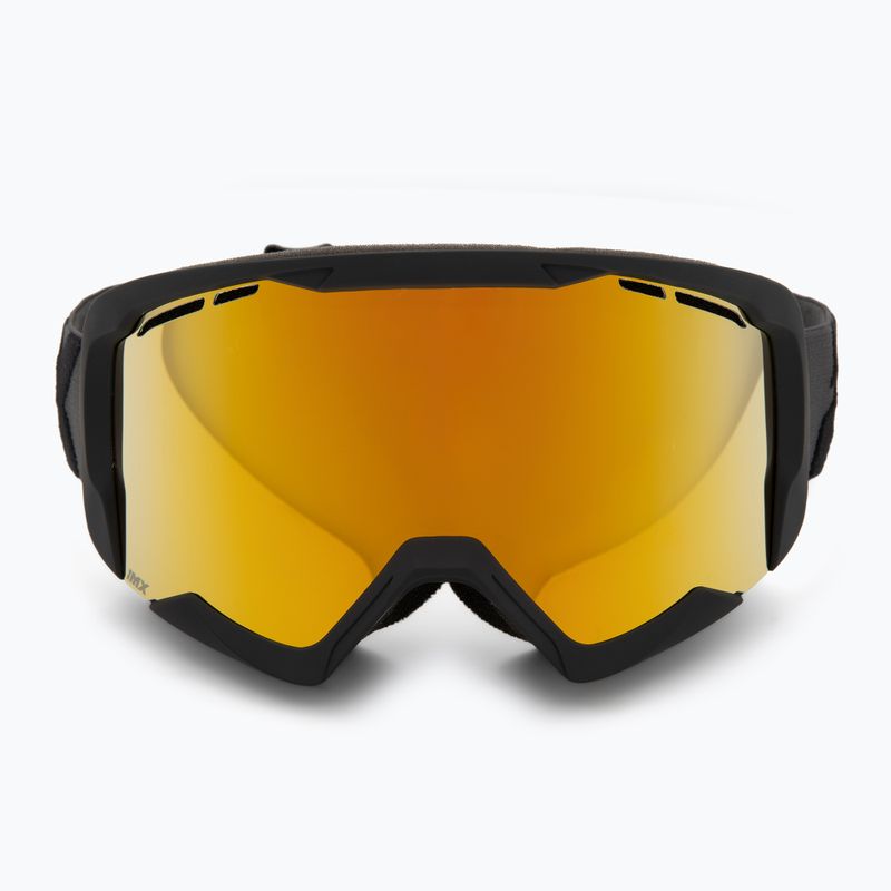 Gogle narciarskie IMX Snow black matt/black/gold irridium/ bown 2