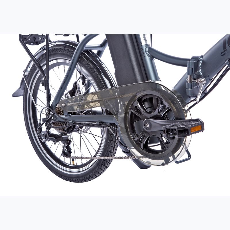 Rower elektryczny JOBOBIKE Sam 36V 13Ah 468Wh szary 12