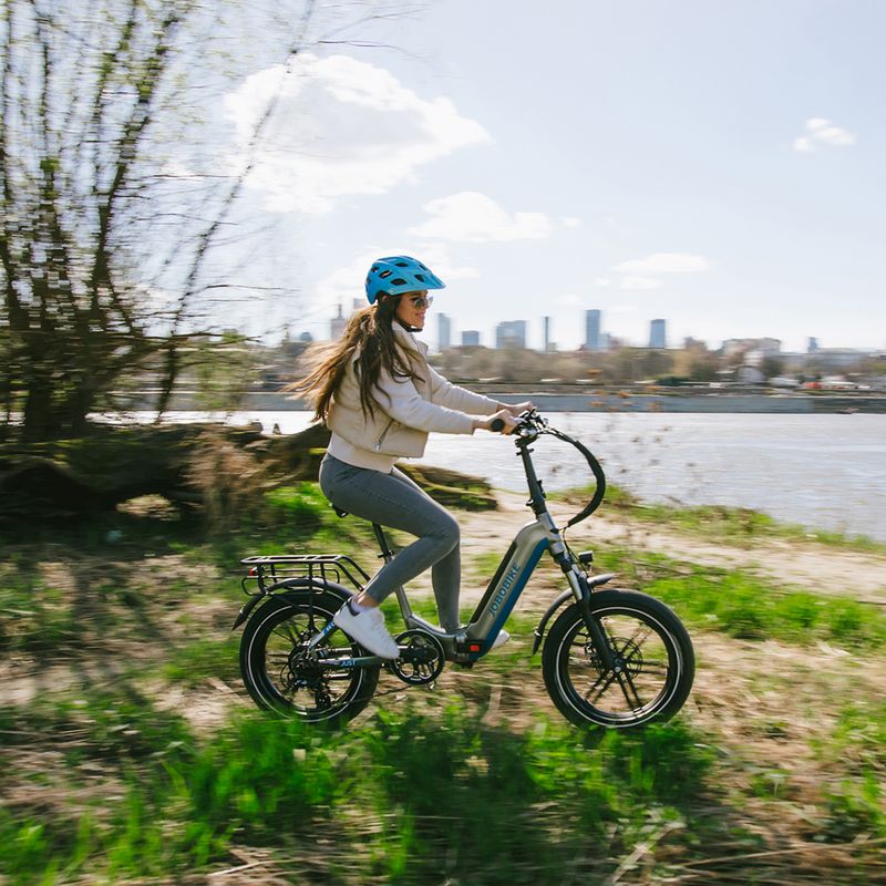 Rower elektryczny JOBOBIKE Romer 48V 14Ah szary 3
