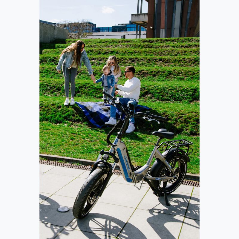 Rower elektryczny JOBOBIKE Romer 48V 14Ah szary 7