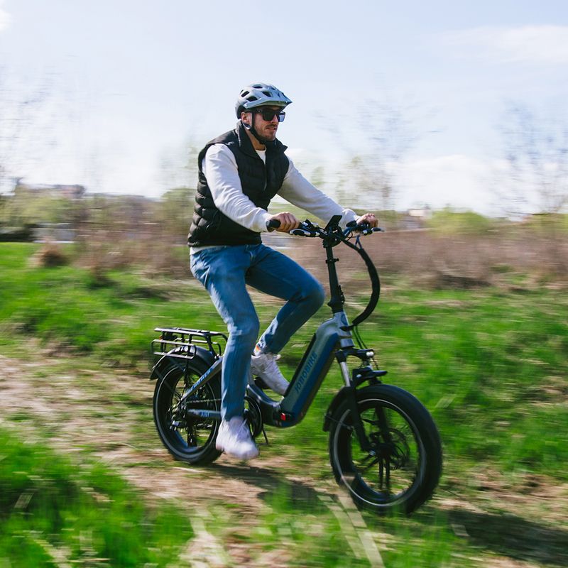 Rower elektryczny JOBOBIKE Romer 48V 14Ah szary 9