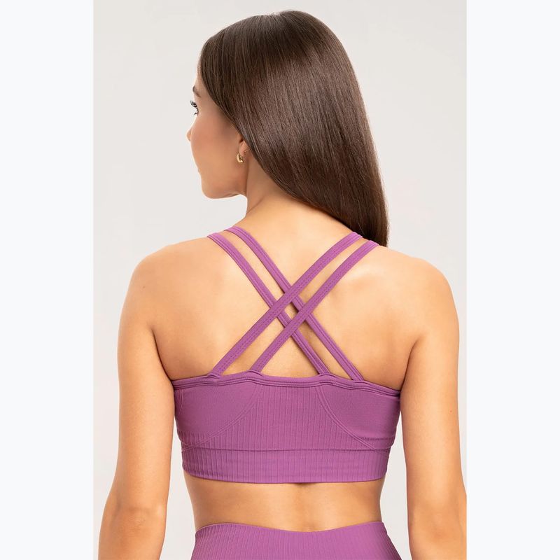 Biustonosz treningowy Gym Glamour Push Up 2.0 merry berry 2