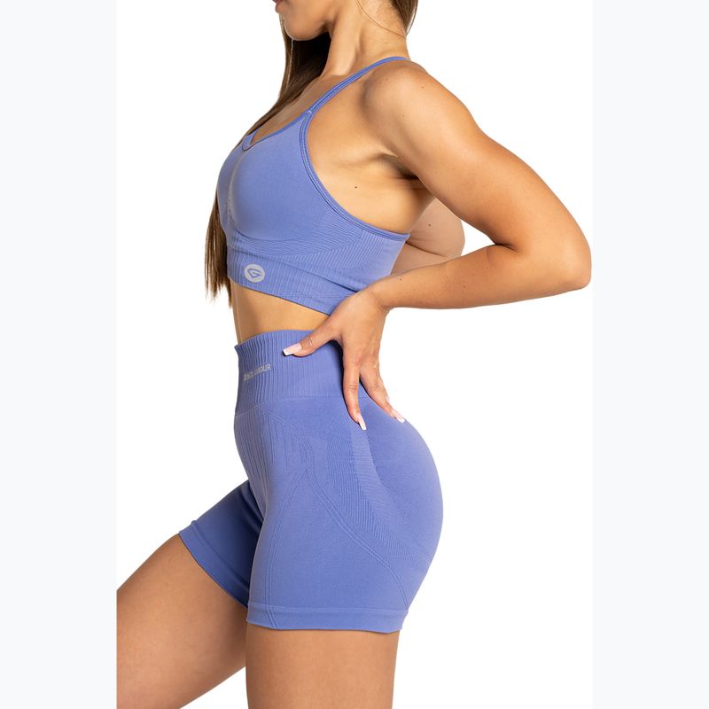 Spodenki treningowe damskie Gym Glamour Push Up 2.0 lavender 3