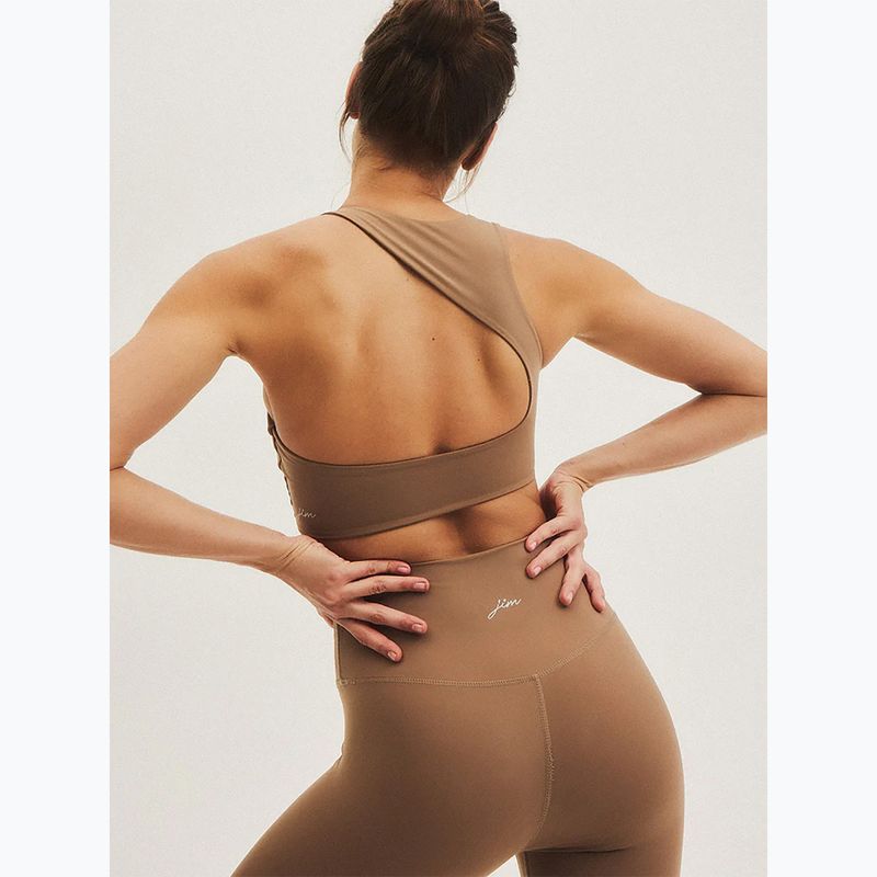 Biustonosz treningowy JOYINME Goddess carmel coffee 3