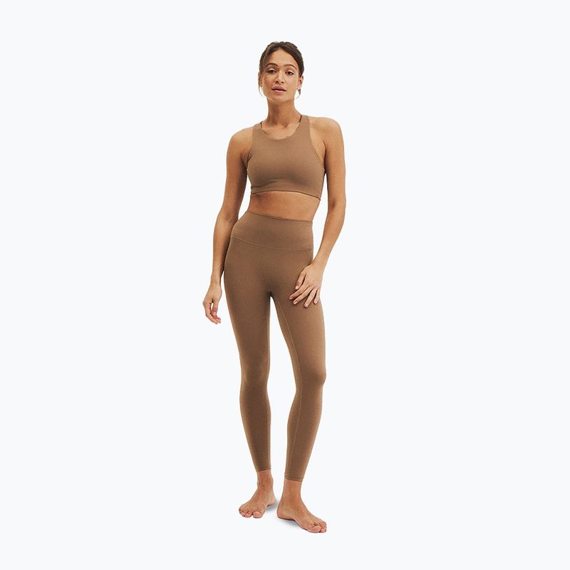 Legginsy do jogi damskie JOYINME Oneness Yoga 7/8 carmel coffee 2
