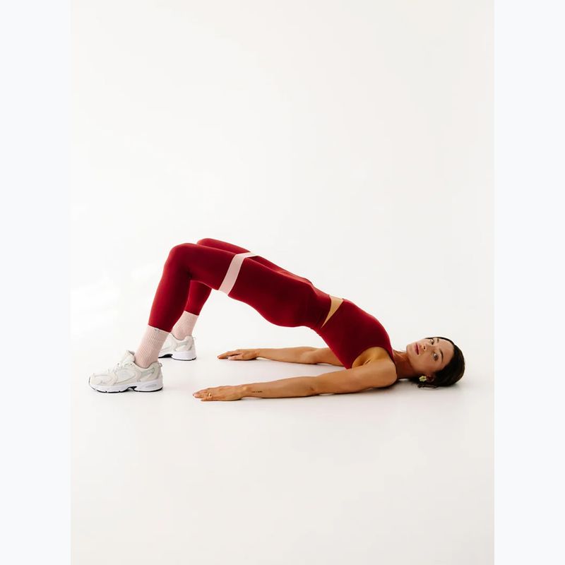 Legginsy do jogi damskie JoyInMe Oneness Ease 7/8 red wine 6