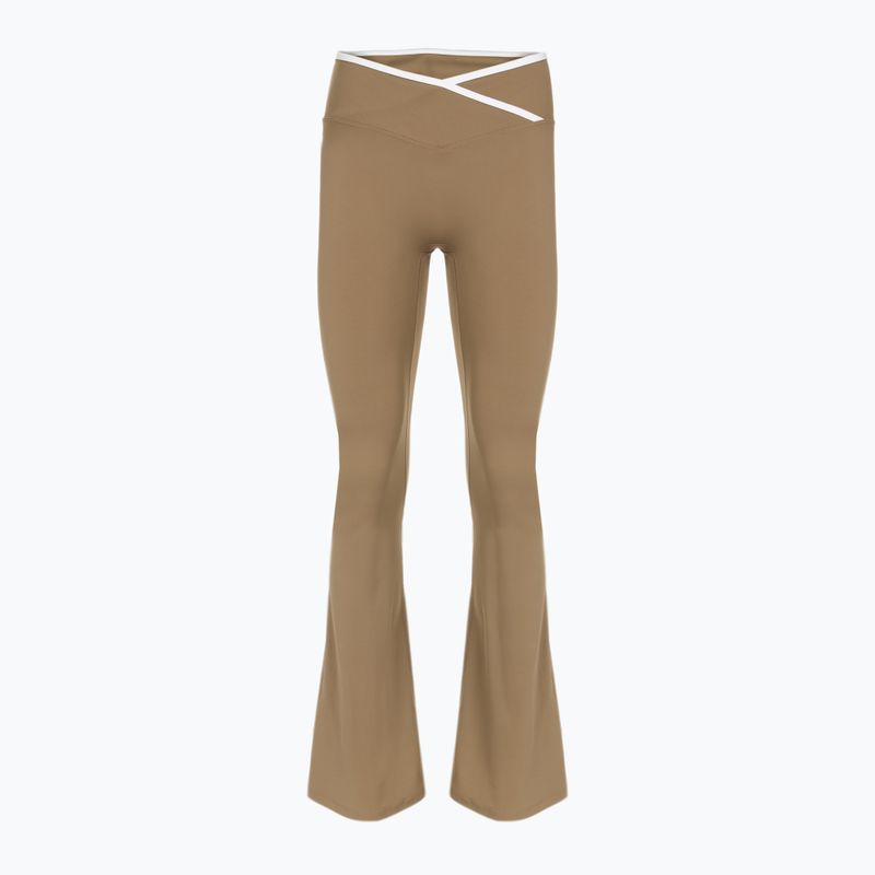 Spodnie do jogi damskie JOYINME Dual Essence Flare desert glow