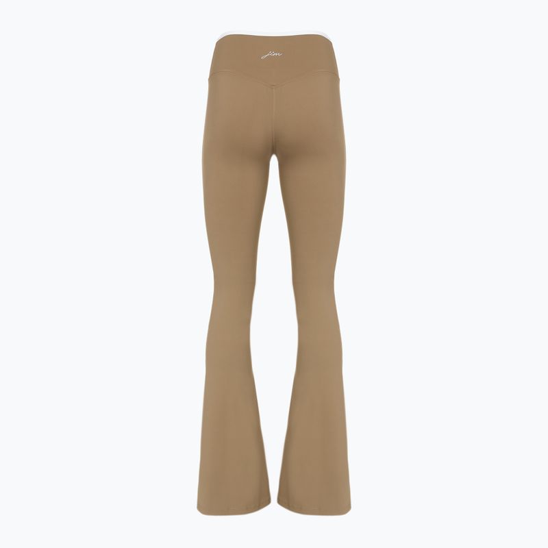 Spodnie do jogi damskie JOYINME Dual Essence Flare desert glow 2