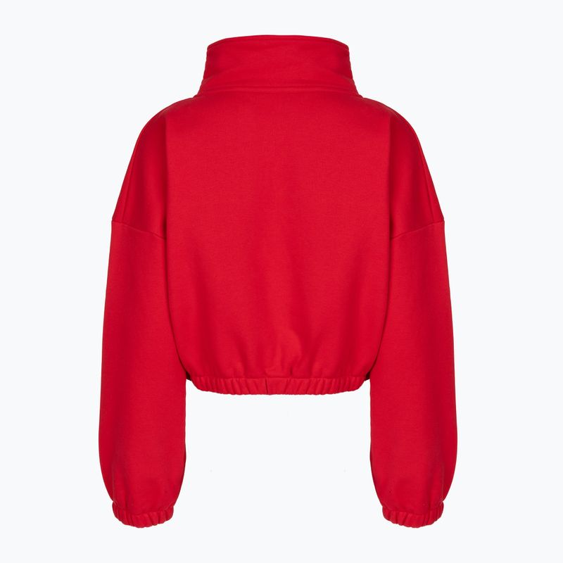 Bluza polarowa damska JOYINME Zip Flow Sweatshirt berry crash 2