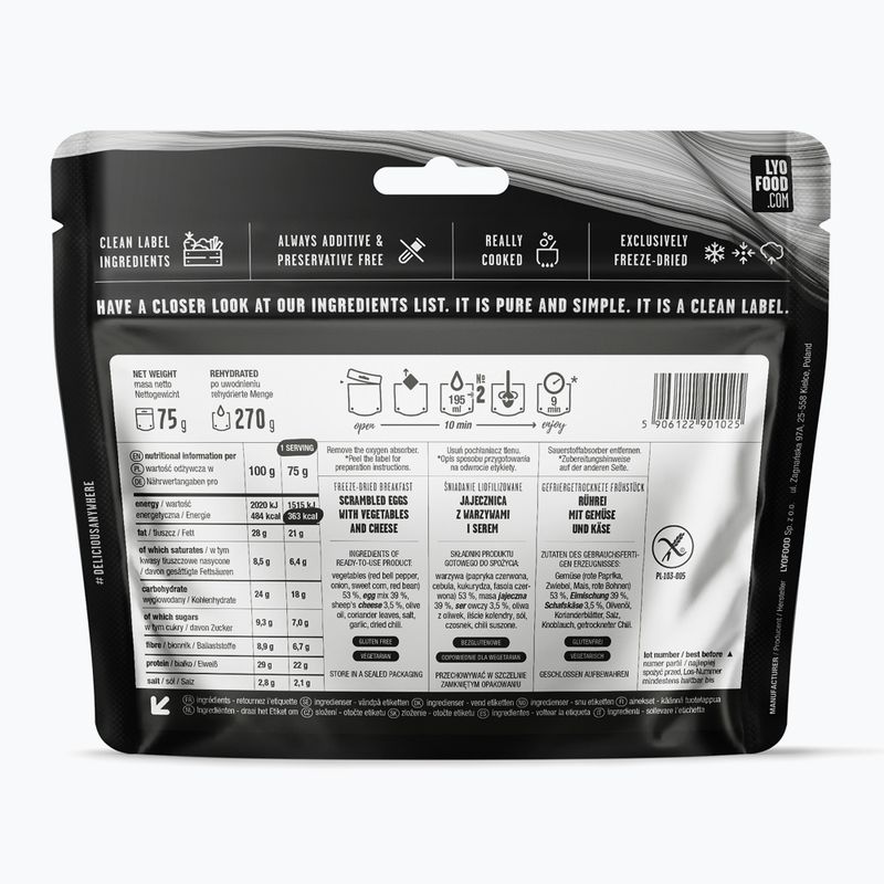 Żywność liofilizowana LYOFOOD Jaglanka malinowo-kokosowa 77 g 2