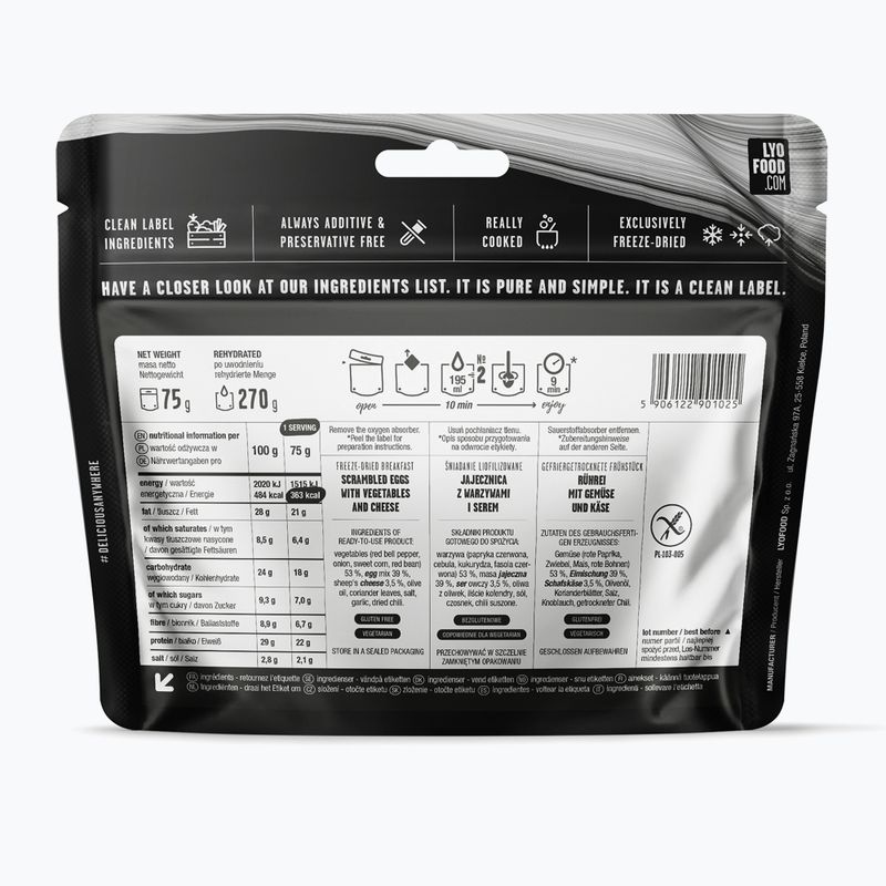 Żywność liofilizowana LYOFOOD Jajecznica po meksykańsku 75 g 2
