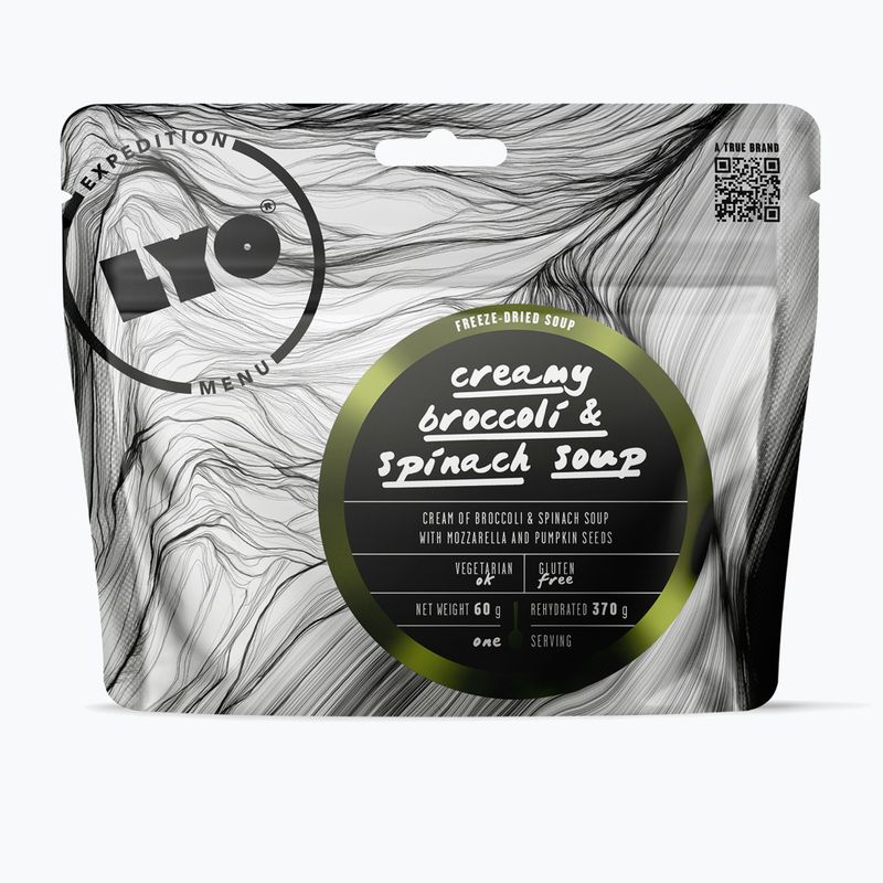 Żywność liofilizowana LYOFOOD Kremowa zupa brokułowo-szpinakowa 60 g