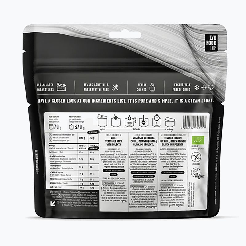Żywność liofilizowana LYOFOOD Chili sin Carne 70 g 2