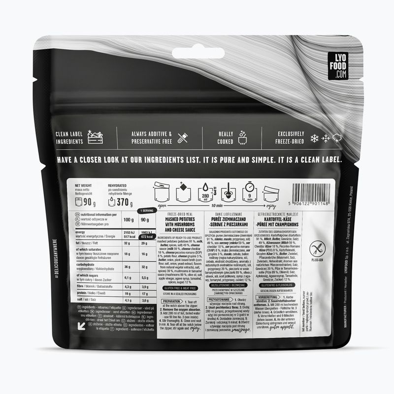 Żywność liofilizowana LYOFOOD Mash & Cheese 370 g 2