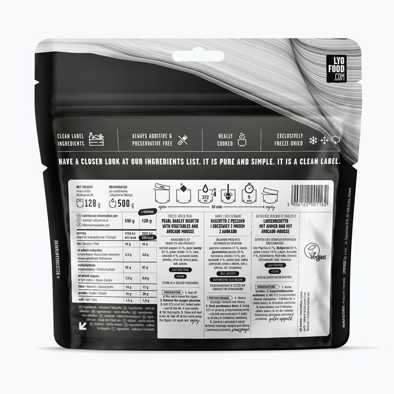 Żywność liofilizowana LYOFOOD Kaszotto z pęczaku 500 g 2