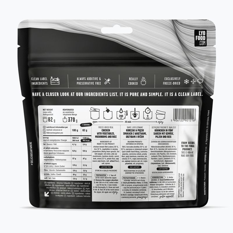 Żywność liofilizowana LYOFOOD Kurczak w pięciu smakach 82 g 2
