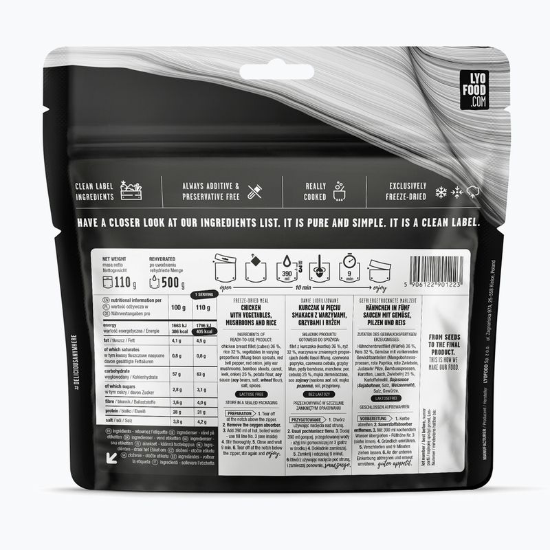 Żywność liofilizowana LYOFOOD Kurczak w pięciu smakach 110 g 2