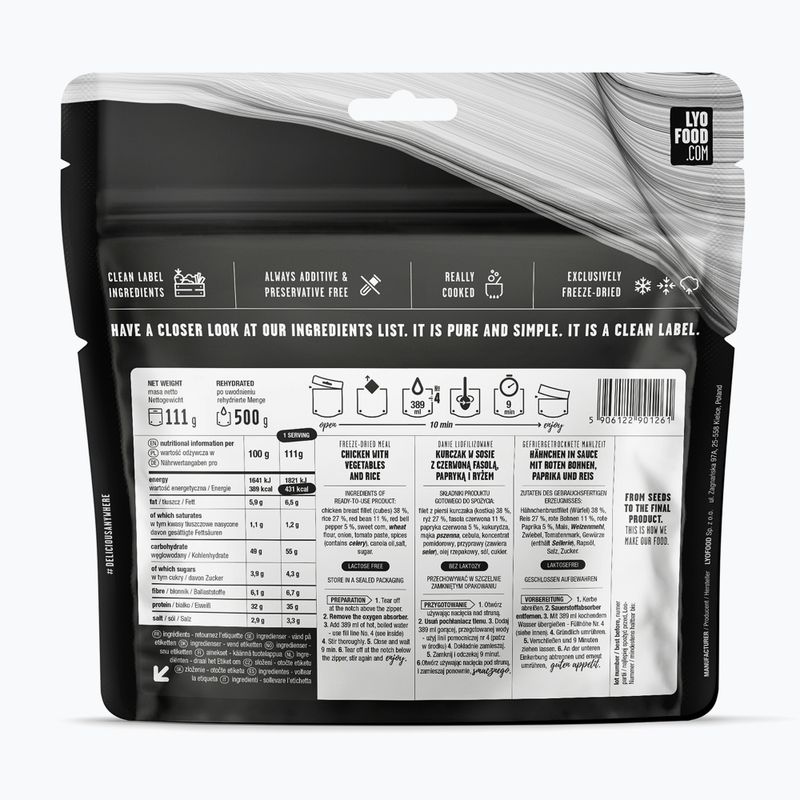 Żywność liofilizowana LYOFOOD Potrawa meksykańska 111 g 2