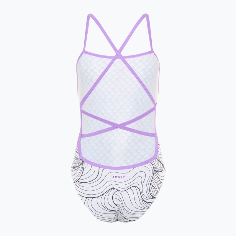Strój pływacki jednoczęściowy damski SWEEP Aqua Medusa biały 2