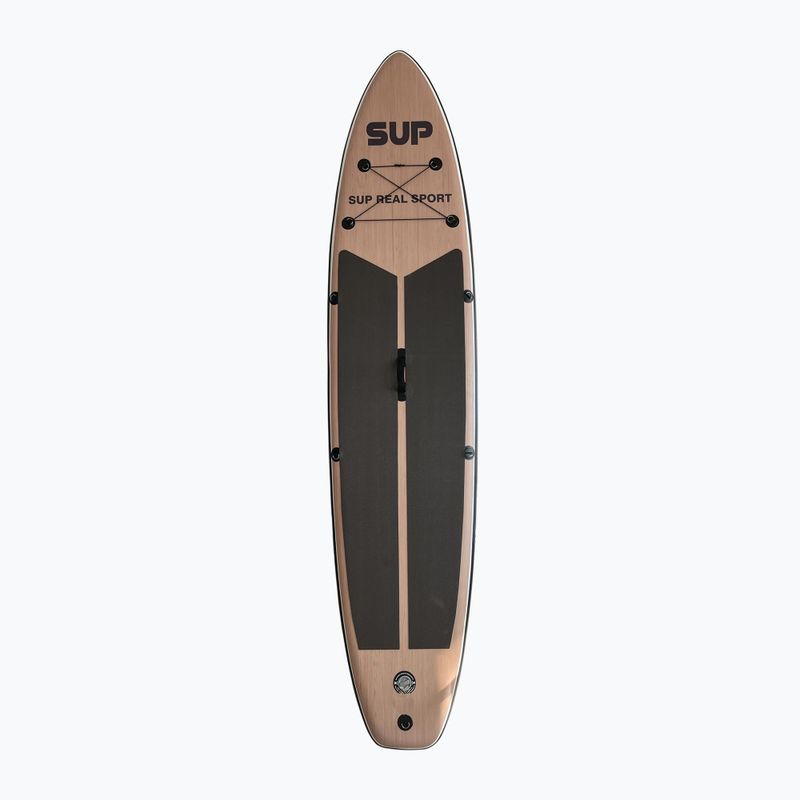 Zestaw deska SUP pompowana Extralink 1011 11'5" brązowy 2