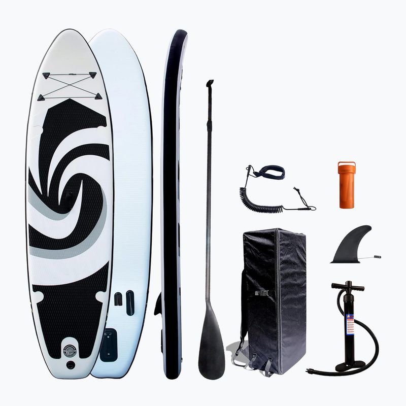Zestaw deska SUP pompowana Extralink 1010 11'5" czarny/biały