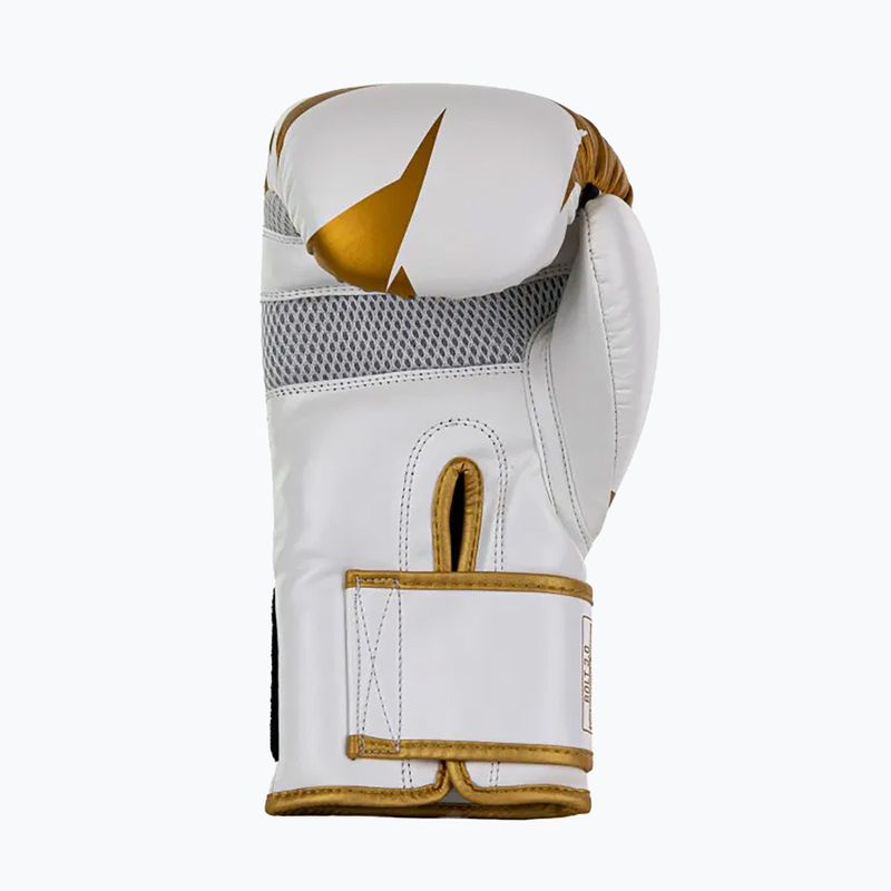 Rękawice bokserskie StormCloud Bolt 3.0 white/gold 5