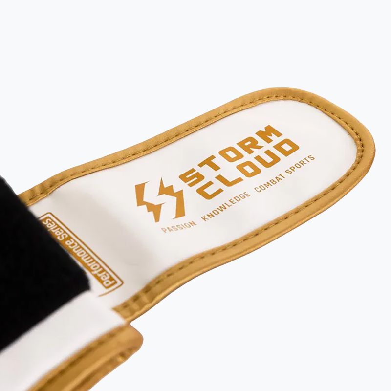 Rękawice bokserskie StormCloud Bolt 3.0 white/gold 9