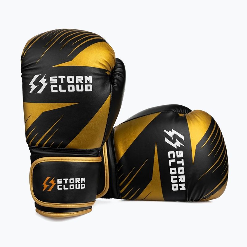 Rękawice bokserskie StormCloud Lynx 2.0 black/gold 3