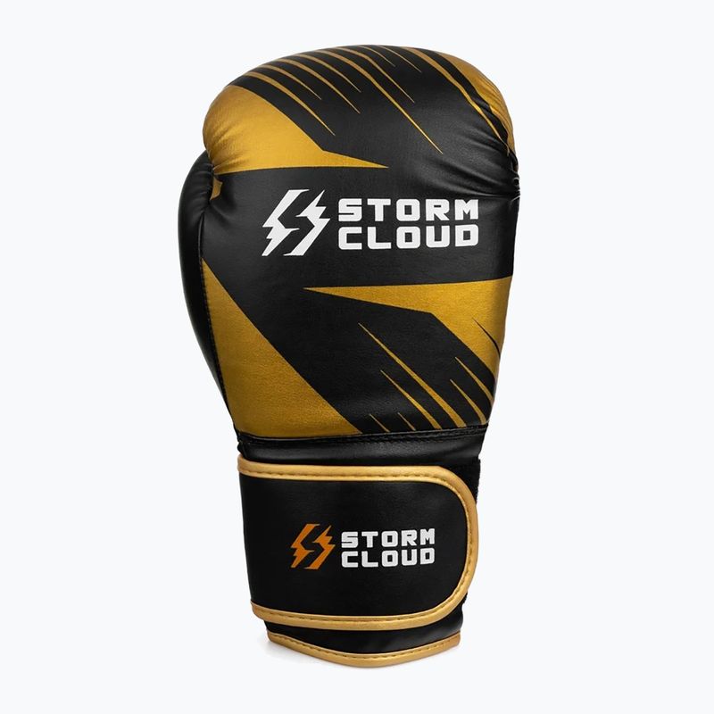 Rękawice bokserskie StormCloud Lynx 2.0 black/gold 4