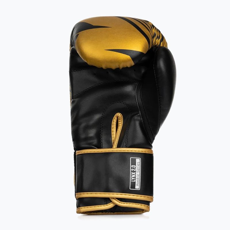 Rękawice bokserskie StormCloud Lynx 2.0 black/gold 5