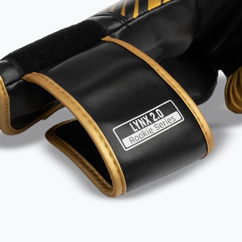 Rękawice bokserskie StormCloud Lynx 2.0 black/gold 9