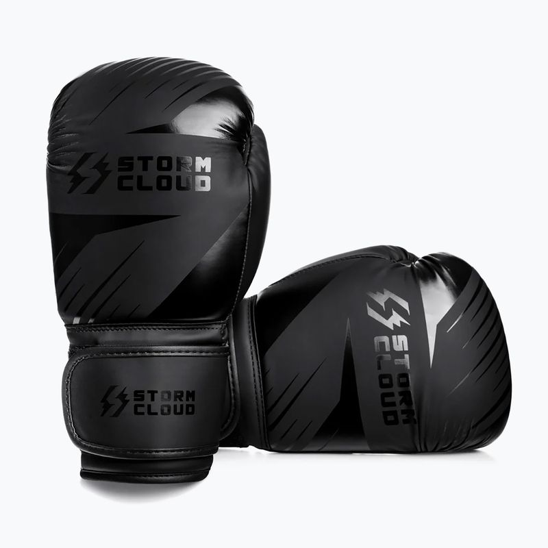 Rękawice bokserskie StormCloud Lynx 2.0 black/black 3
