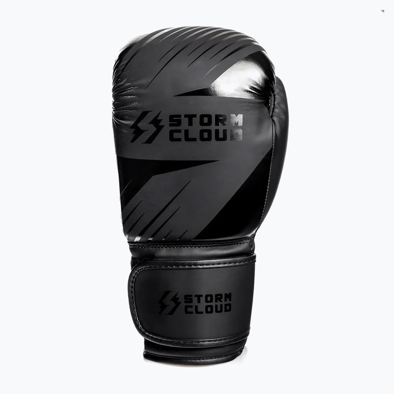 Rękawice bokserskie StormCloud Lynx 2.0 black/black 4