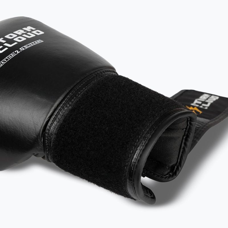 Rękawice bokserskie StormCloud Muay Thai Blizzard 2.0 black/white 6