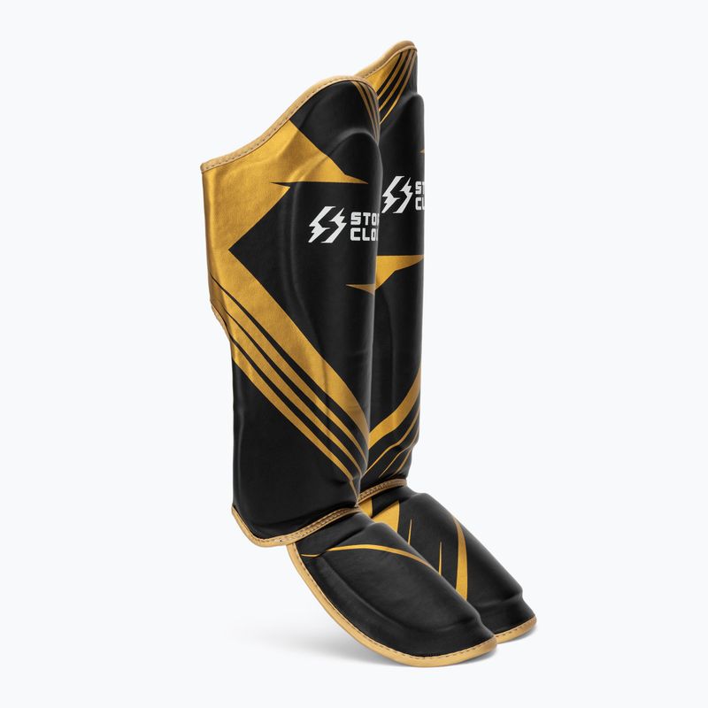 Ochraniacze piszczeli StormCloud Lynx 2.0 black/gold