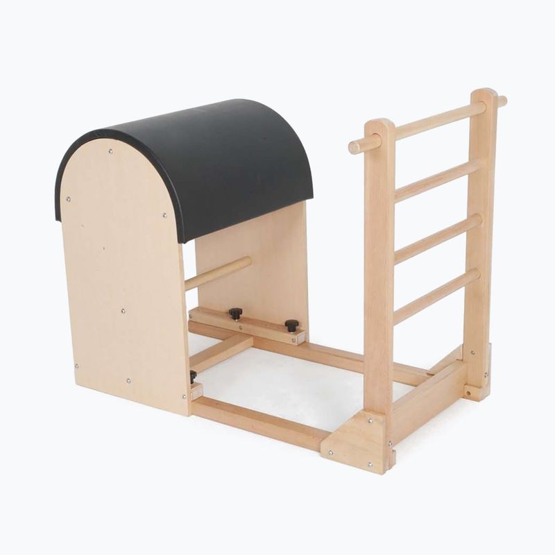 Beczka do pilatesu Innwell Barrel Ladder brown/black