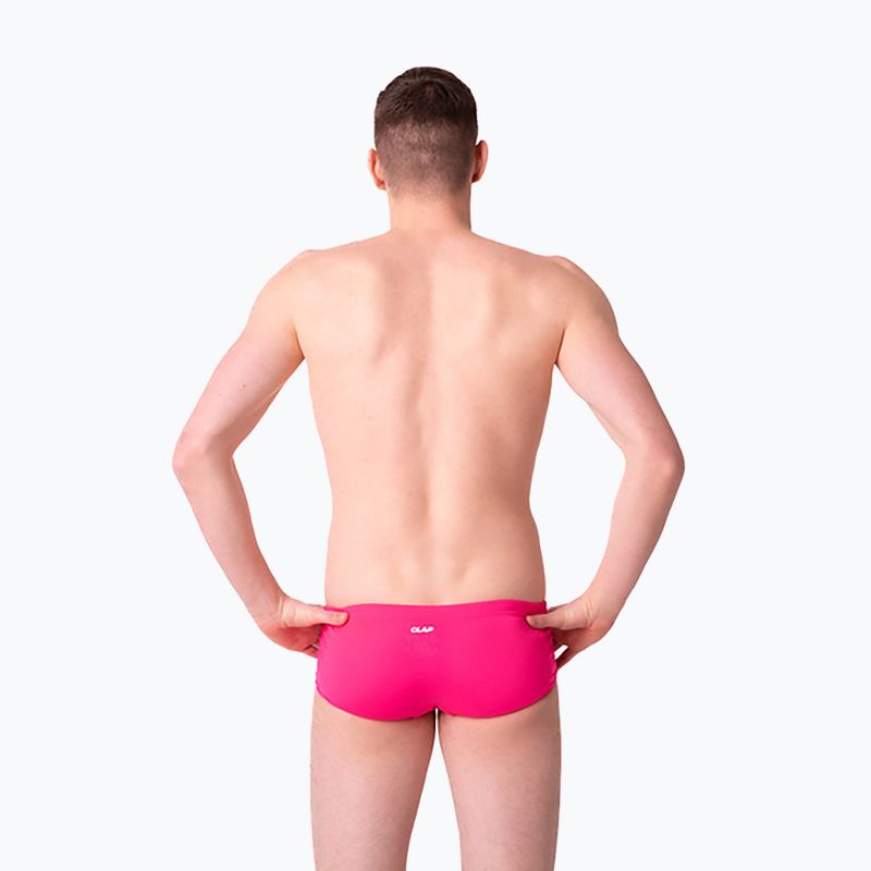 Bokserki pływackie męskie CLap Slipy candy pink 2