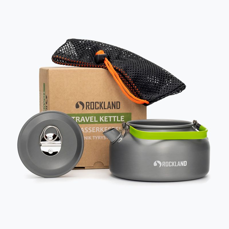 Czajnik turystyczny Rockland 0,8 l grey/green 11