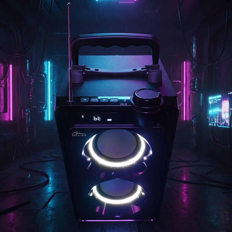 Głośnik mobilny Media-Tech Overbox black 9