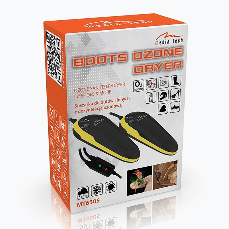 Suszarka do butów Media-Tech Boots Ozone Dryer czarna/żółta 6
