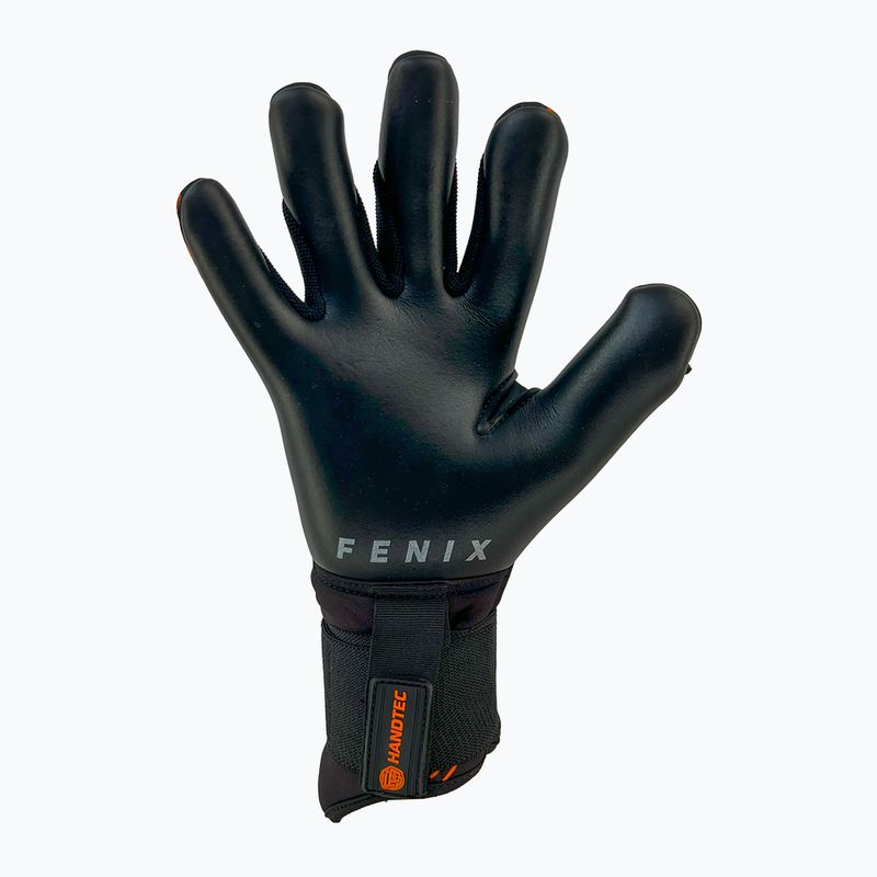 Rękawice bramkarskie dziecięce Football Masters Fenix orange fluo 2