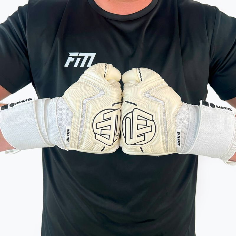 Rękawice bramkarskie Football Masters Voltage Plus NC white 5
