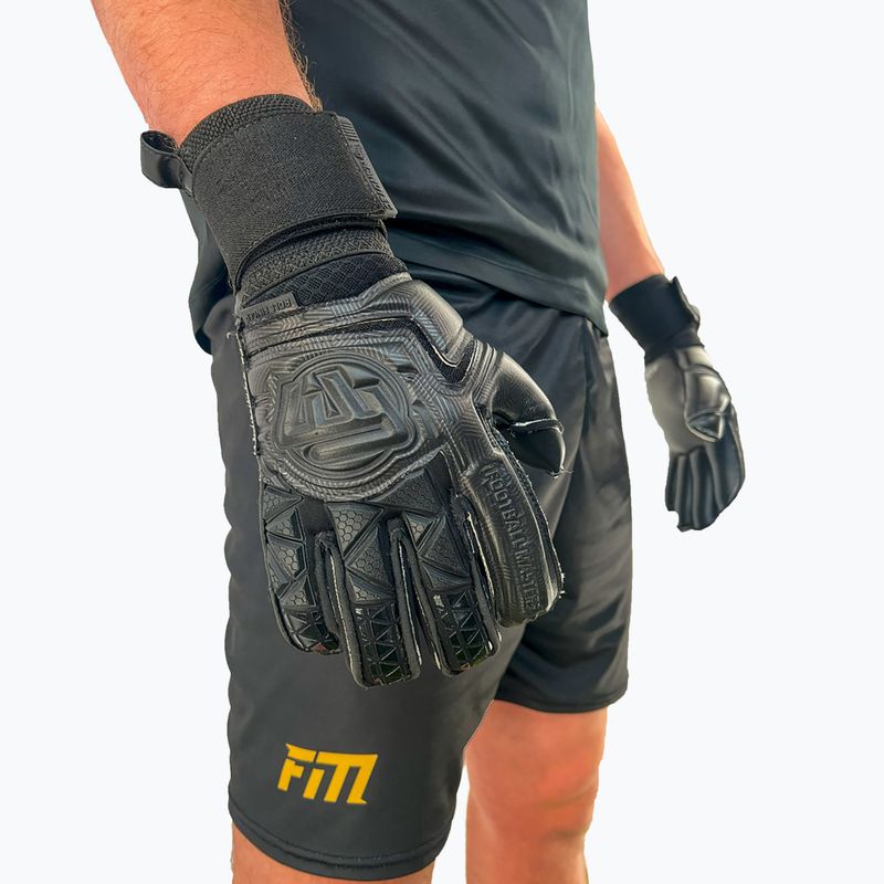 Rękawice bramkarskie Football Masters Voltage Plus RF black 4