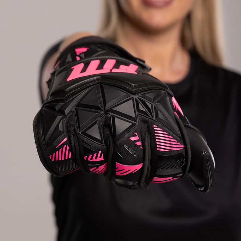 Rękawice bramkarskie Football Masters Invictus X Pro RF pink 5