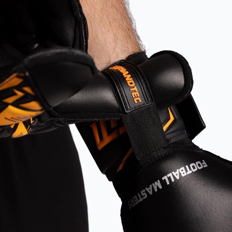 Rękawice bramkarskie Football Masters Invictus X Training black/orange 7